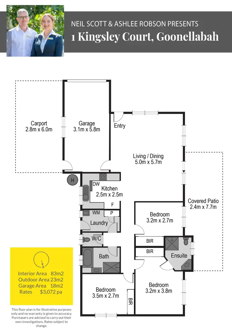 Floorplan of Homely house listing, 1 Kingsley Court, Goonellabah NSW 2480