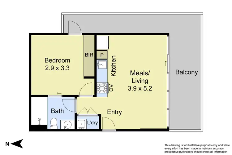 Floorplan of Homely apartment listing, 101/5-7 Irving Avenue, Box Hill VIC 3128