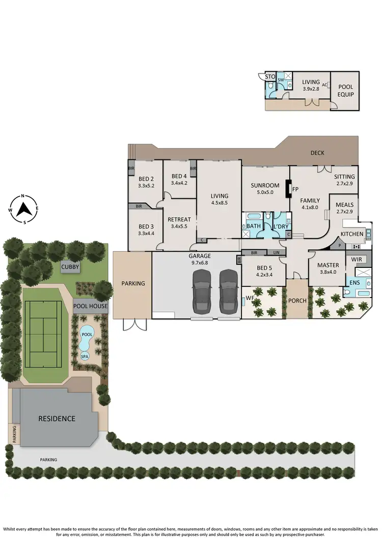 Floorplan of Homely house listing, 9 The Helm, Frankston South VIC 3199