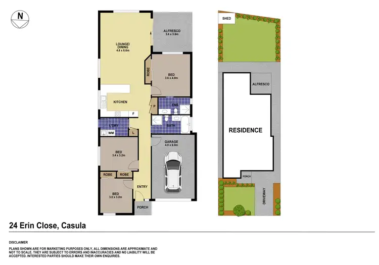 Floorplan of Homely house listing, 24 Erin Place, Casula NSW 2170