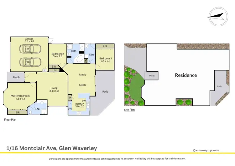 Floorplan of Homely unit listing, 1/16 Montclair Avenue, Glen Waverley VIC 3150