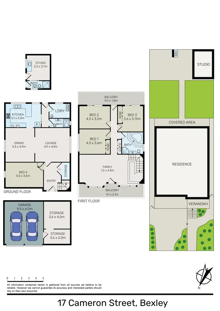 Floorplan of Homely house listing, 17 Cameron Street, Bexley NSW 2207