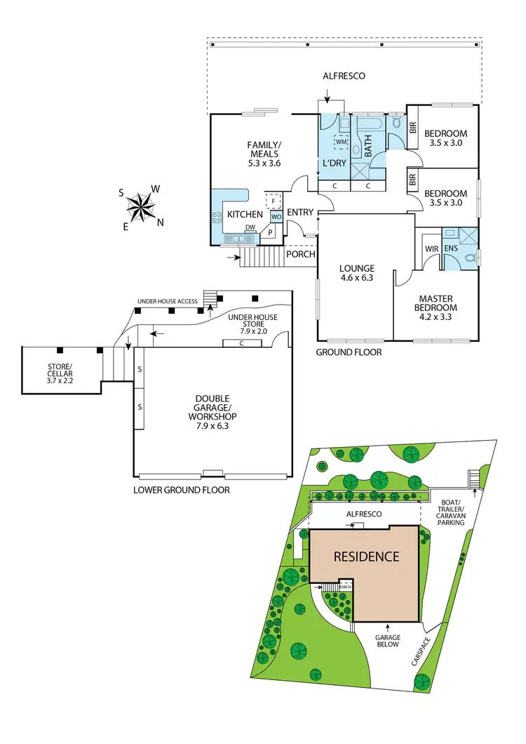 Floorplan of Homely house listing, 3 Musgrove Court, Greensborough VIC 3088