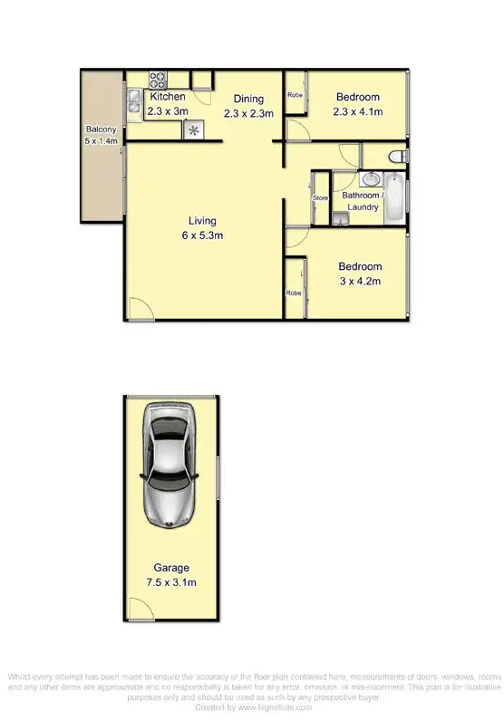 Floorplan of Homely apartment listing, 30 McLennan Street, Albion QLD 4010