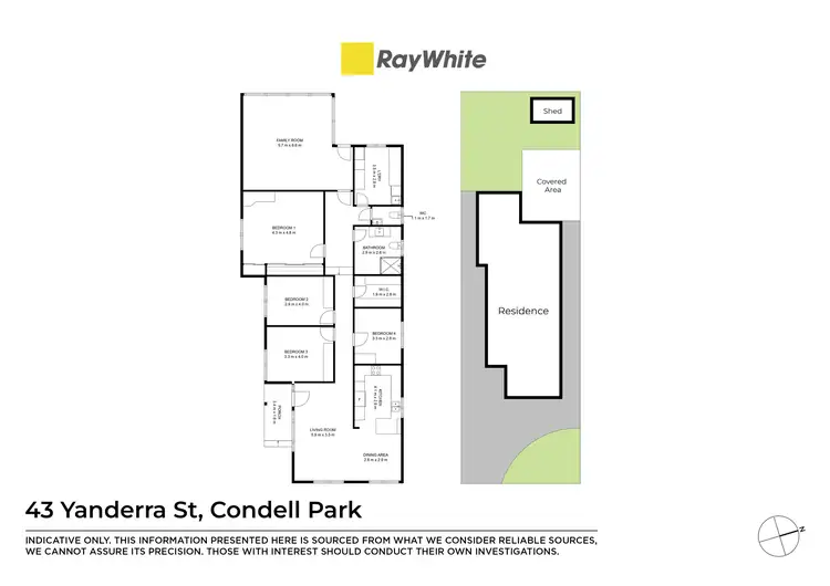 Floorplan of Homely house listing, 43 Yanderra Street, Condell Park NSW 2200