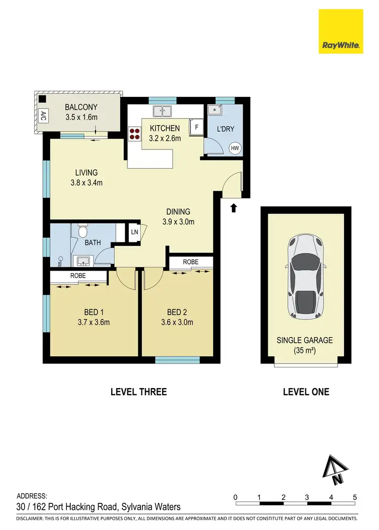 Floorplan of Homely unit listing, 30/162-164 Port Hacking Road, Sylvania Waters NSW 2224