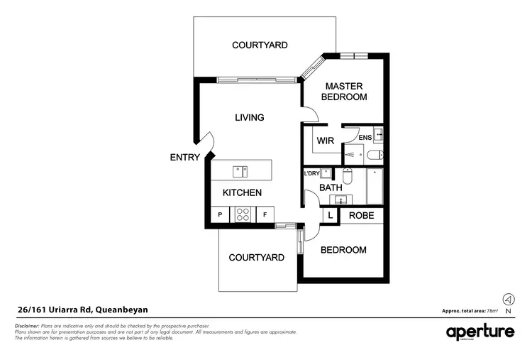 Floorplan of Homely apartment listing, 26/161 Uriarra Road, Crestwood NSW 2620