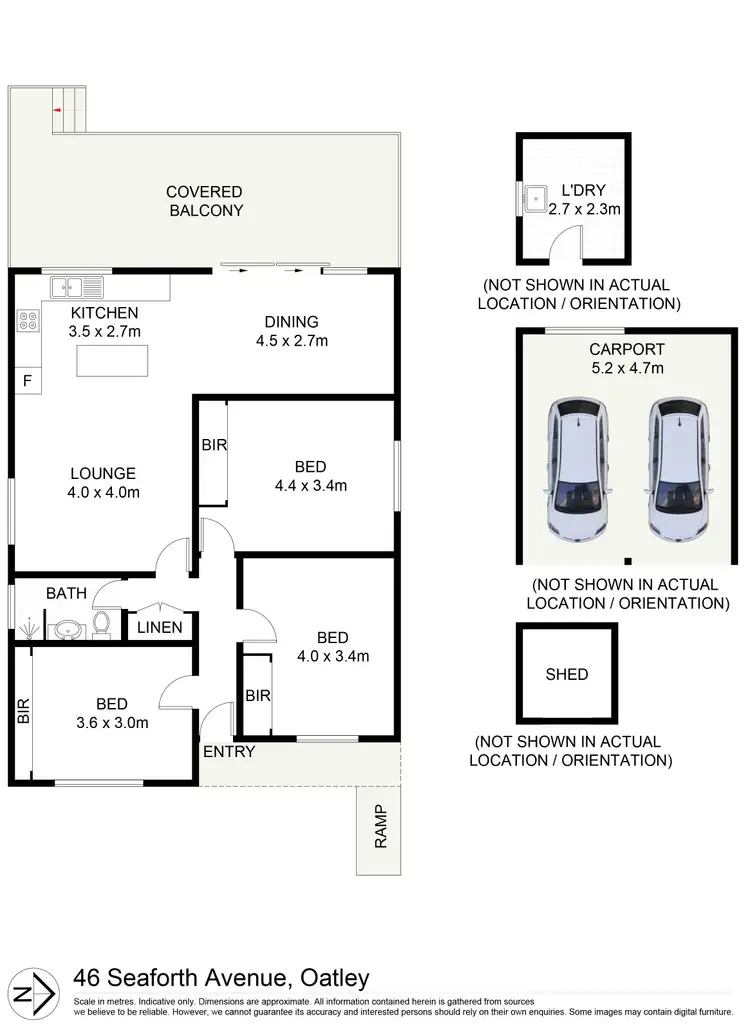 Floorplan of Homely house listing, 46 Seaforth Avenue, Oatley NSW 2223