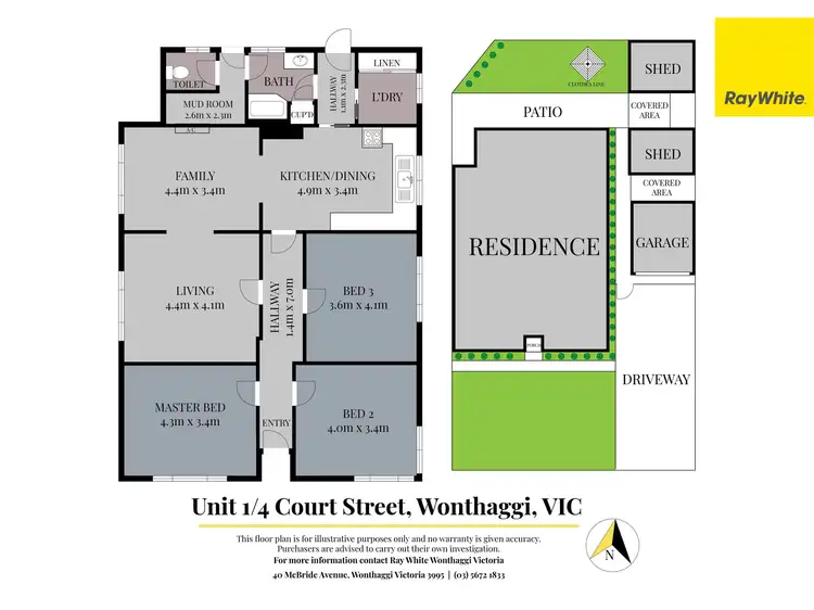 Floorplan of Homely house listing, 1/4 Court Street, Wonthaggi VIC 3995