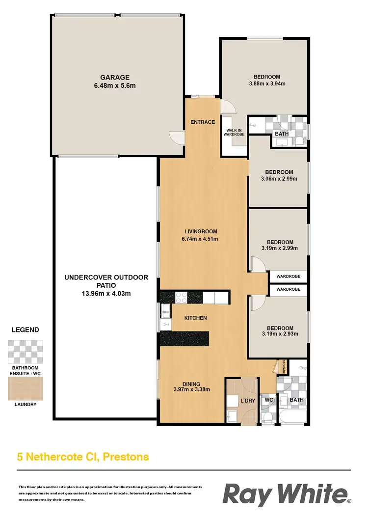 Floorplan of Homely other listing, 5 Nethercote Close, Prestons NSW 2170