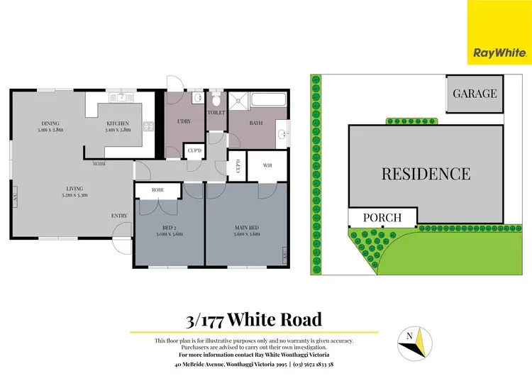 Floorplan of Homely unit listing, 3/177 White Road, Wonthaggi VIC 3995