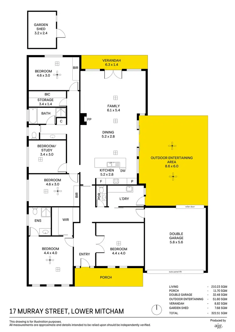 Floorplan of Homely house listing, 17 Murray Street, Lower Mitcham SA 5062