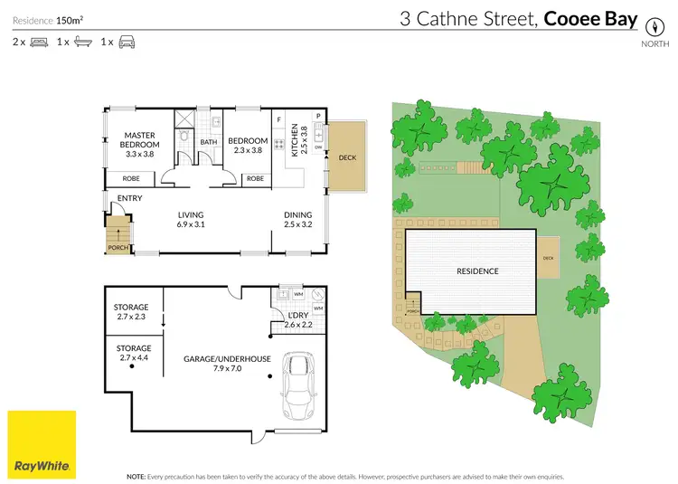 Floorplan of Homely house listing, 3 Cathne Street, Cooee Bay QLD 4703