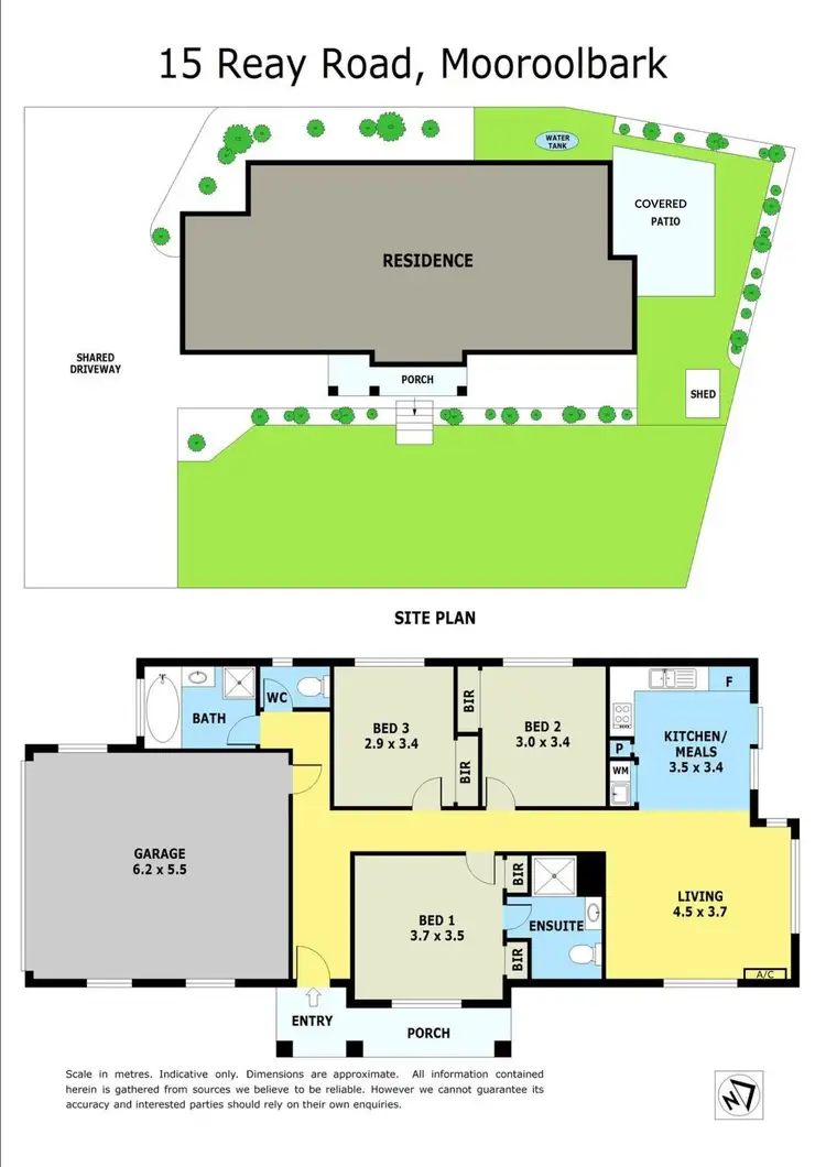Floorplan of Homely unit listing, 15 Reay Road, Mooroolbark VIC 3138