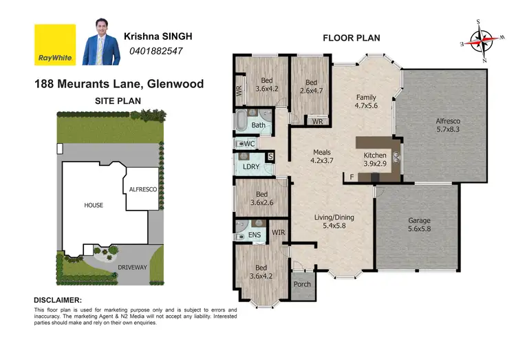 Floorplan of Homely house listing, 188 MEURANTS Lane, Glenwood NSW 2768