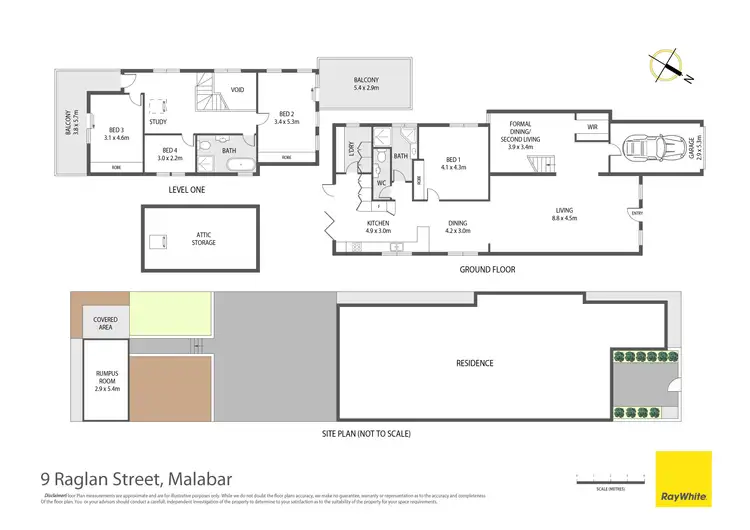 Floorplan of Homely house listing, 9 Raglan Street, Malabar NSW 2036