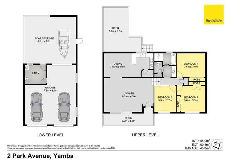Floorplan of Homely house listing, 2 Park Avenue, Yamba NSW 2464