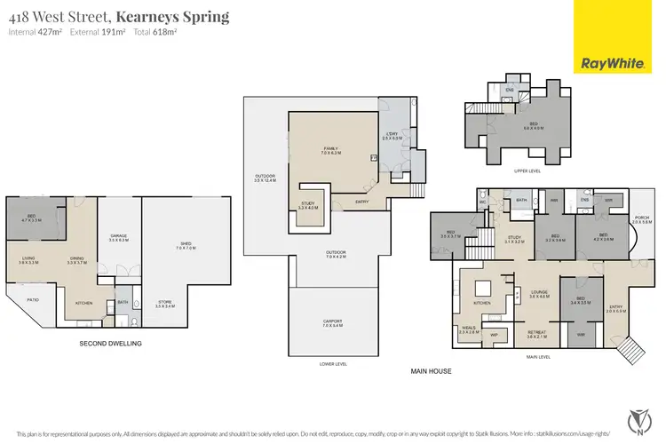 Floorplan of Homely house listing, 418 West Street, Kearneys Spring QLD 4350