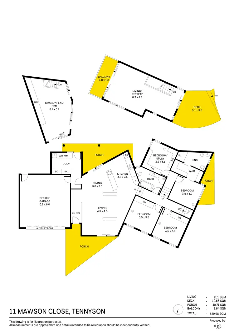 Floorplan of Homely house listing, 11 Mawson Close, Tennyson SA 5022