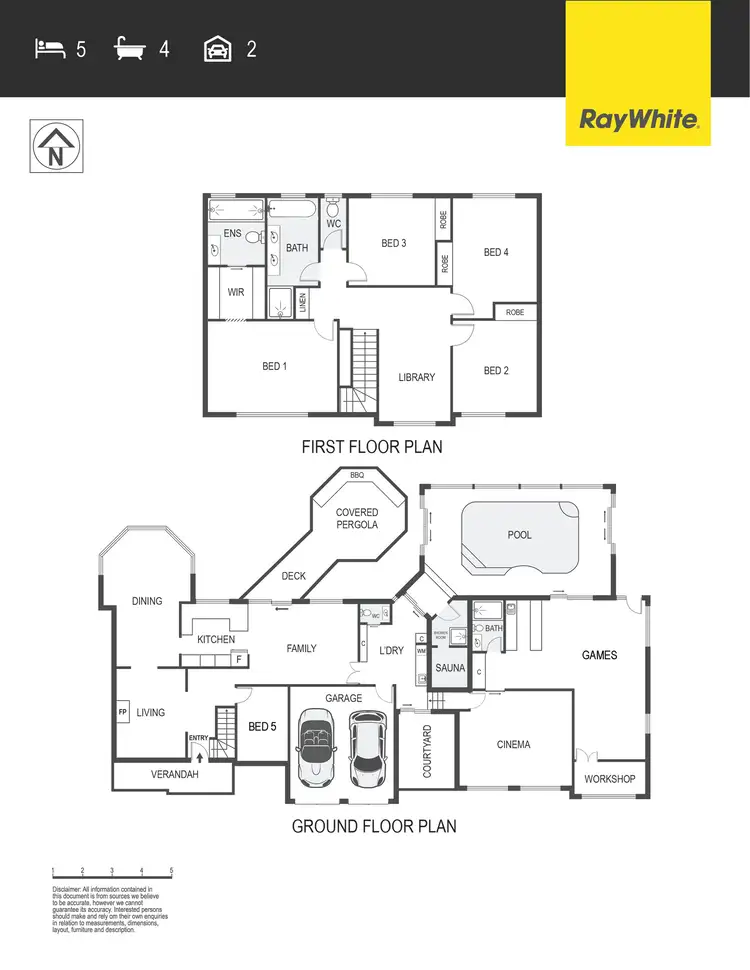 Floorplan of Homely house listing, 4 Buckmaster Crescent, Dunlop ACT 2615