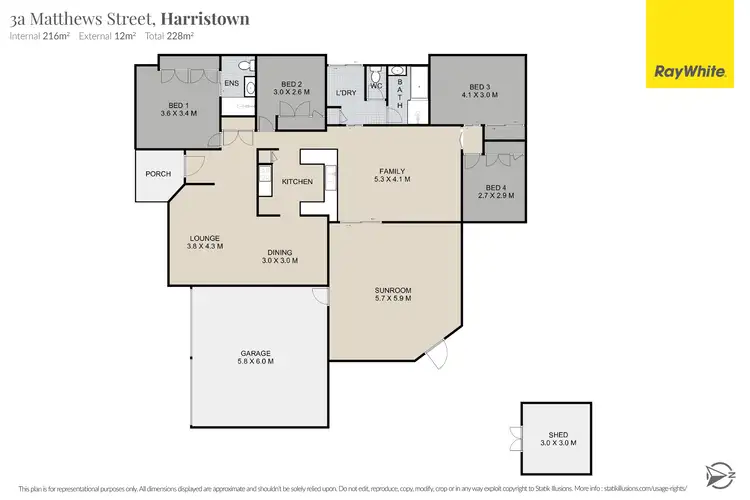 Floorplan of Homely house listing, 3A Matthews Street, Harristown QLD 4350