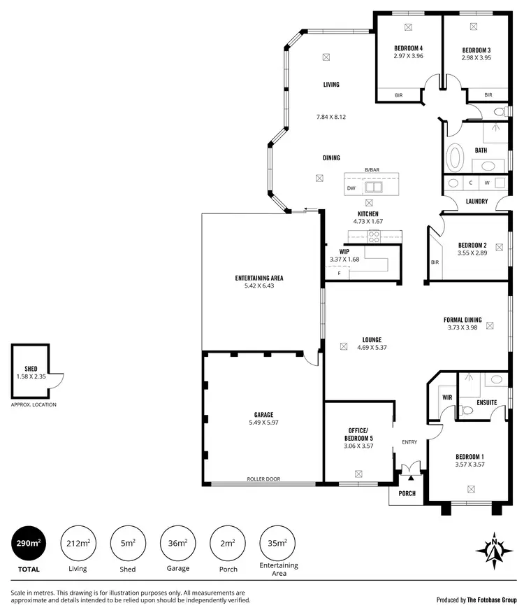 Floorplan of Homely house listing, 37 Vennachar Drive, Hallett Cove SA 5158