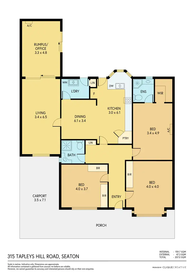 Floorplan of Homely house listing, 315 Tapleys Hill Road, Seaton SA 5023