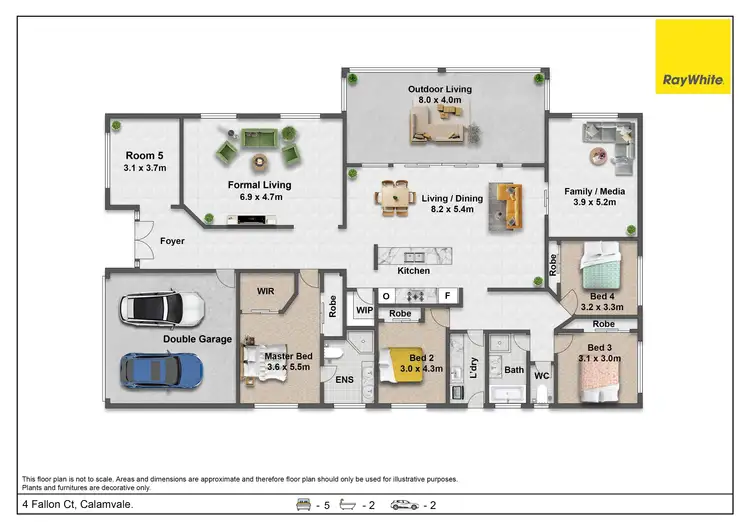 Floorplan of Homely house listing, 4 Fallon Court, Calamvale QLD 4116