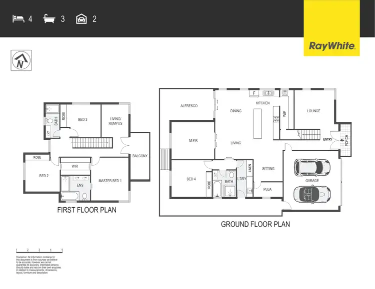 Floorplan of Homely house listing, 49 Kondelea Way, Denman Prospect ACT 2611