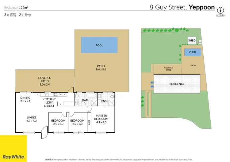 Floorplan of Homely house listing, 8 Guy Street, Yeppoon QLD 4703