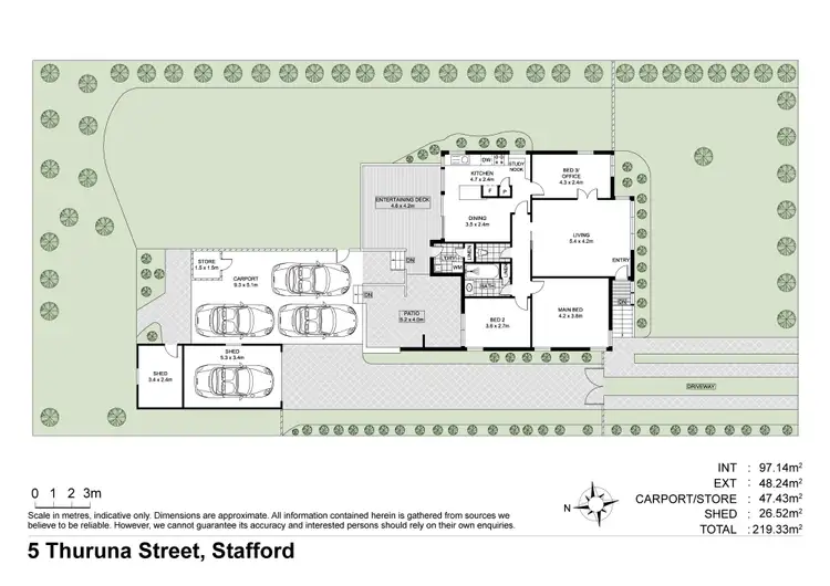 Floorplan of Homely house listing, 5 Thuruna Street, Stafford QLD 4053