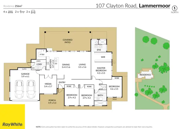 Floorplan of Homely house listing, 107 Clayton Road, Lammermoor QLD 4703