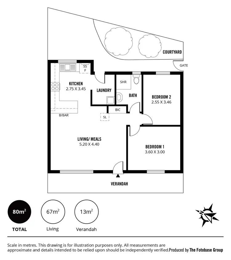 Floorplan of Homely house listing, 1/39 Princes Highway, Littlehampton SA 5250