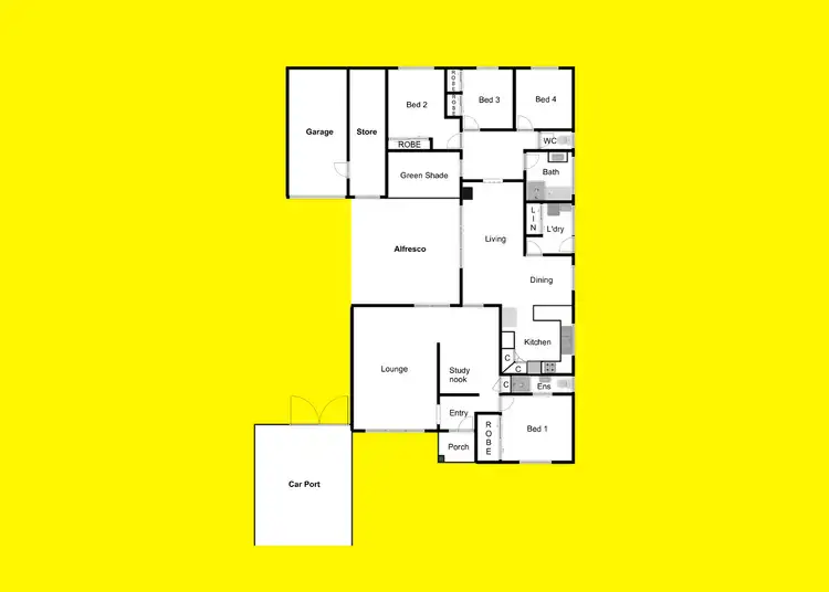 Floorplan of Homely house listing, 11 Kiata Drive, Mildura VIC 3500