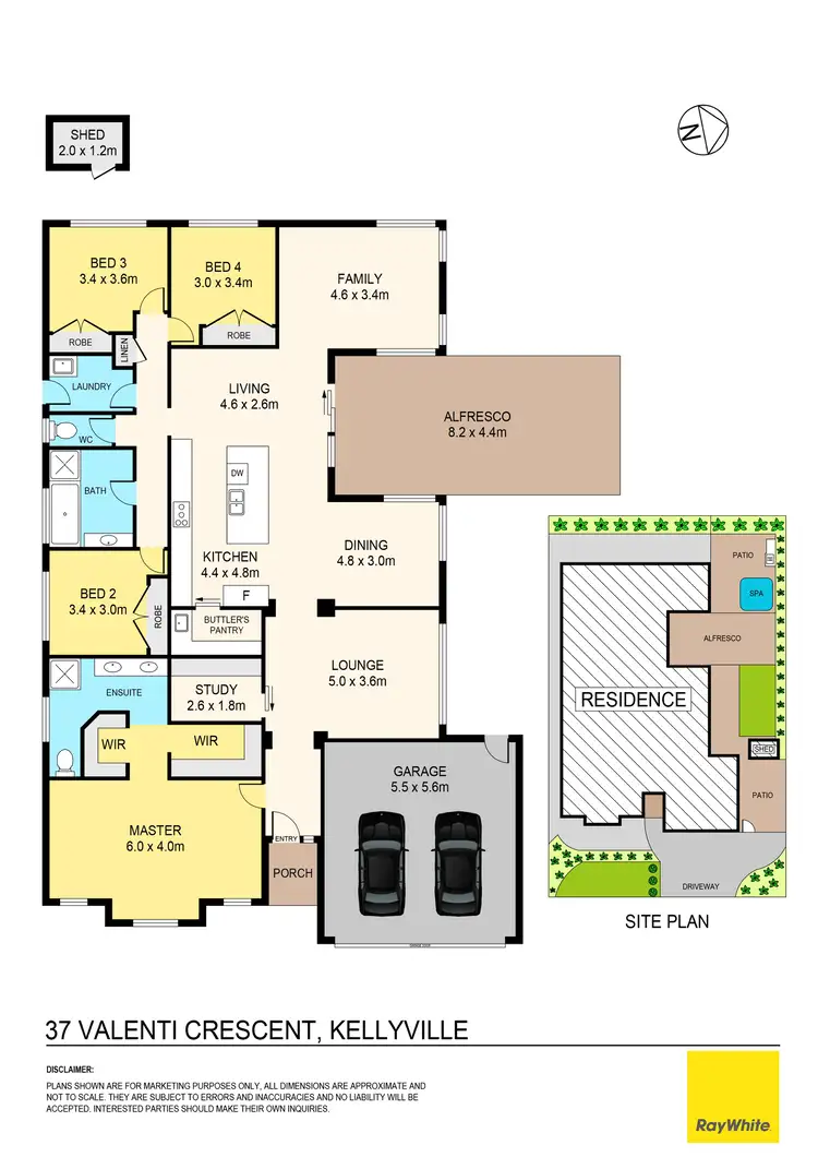 Floorplan of Homely house listing, 37 Valenti Crescent, Kellyville NSW 2155