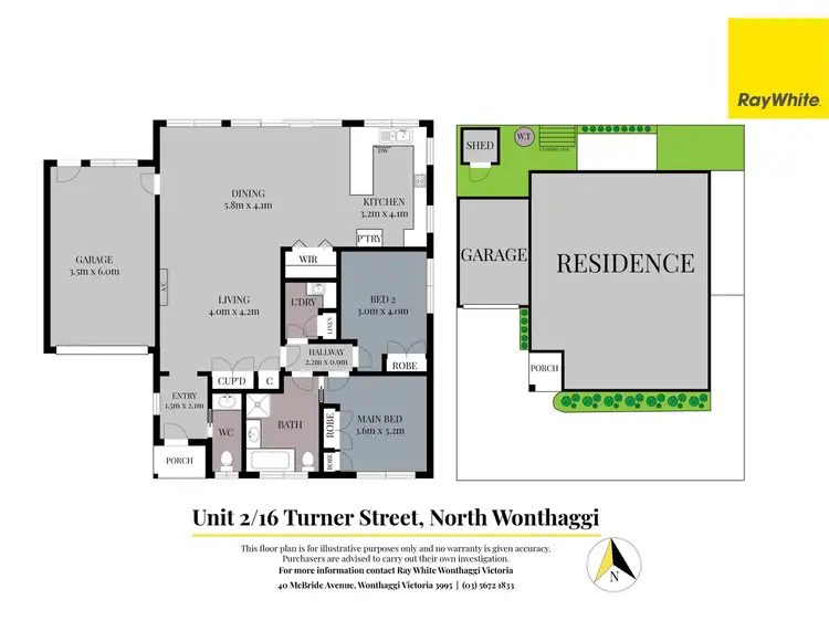 Floorplan of Homely unit listing, 2/16 Turner Street, North Wonthaggi VIC 3995