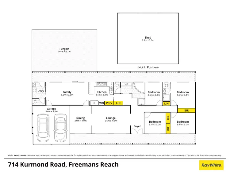 Floorplan of Homely house listing, 714 Kurmond Road, Freemans Reach NSW 2756