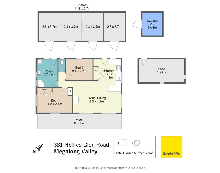 Floorplan of Homely house listing, Lot 141, 381 Nellies Glen Road, Megalong NSW 2785