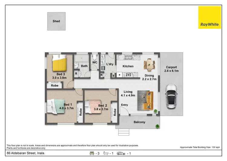 Floorplan of Homely house listing, 86 Aldebaran Street, Inala QLD 4077