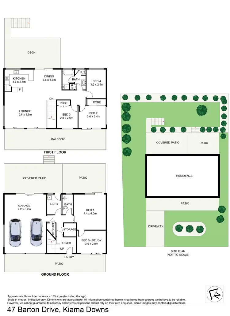 Floorplan of Homely house listing, 47 Barton Drive, Kiama Downs NSW 2533