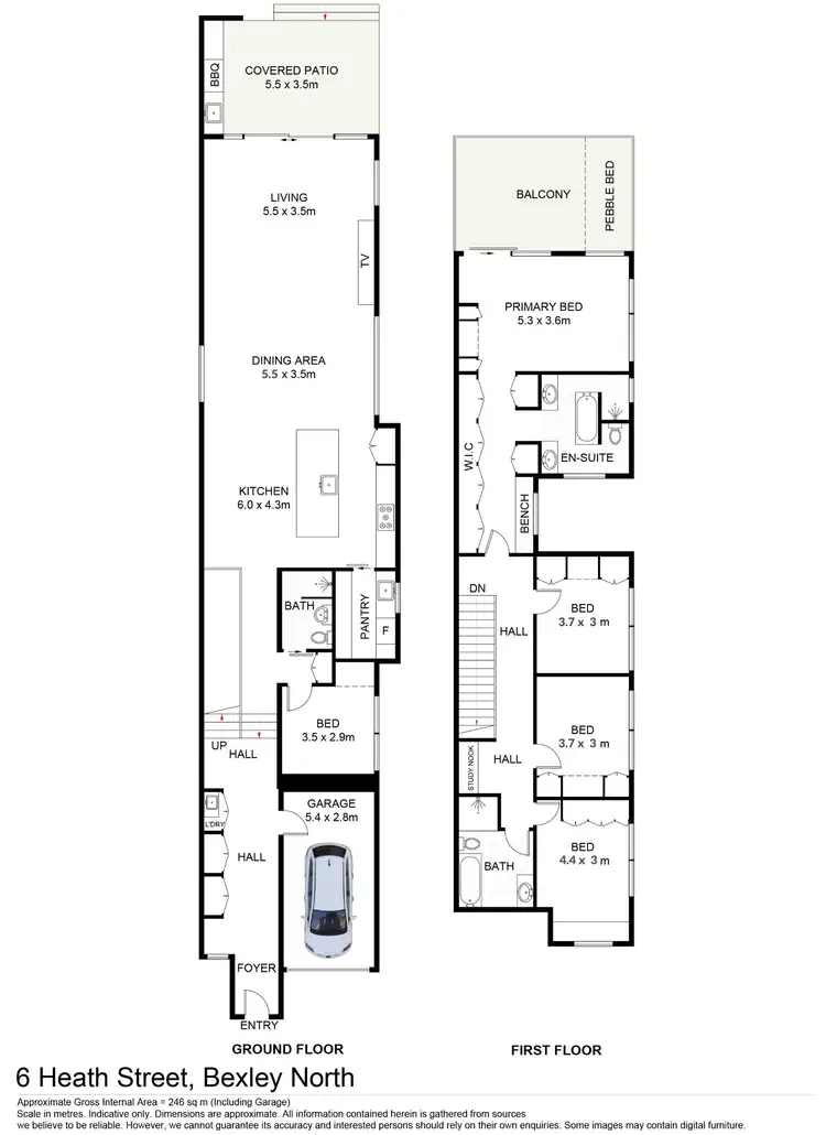 Floorplan of Homely house listing, 6 Heath Street, Bexley North NSW 2207