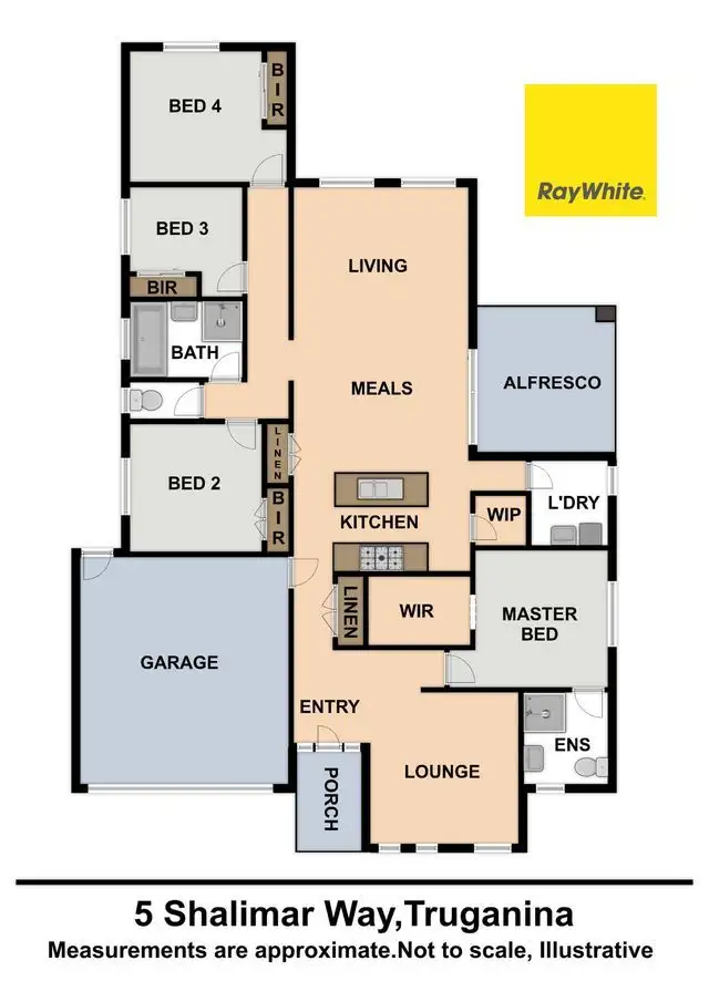 Floorplan of Homely house listing, 5 Shalimar Way, Truganina VIC 3029