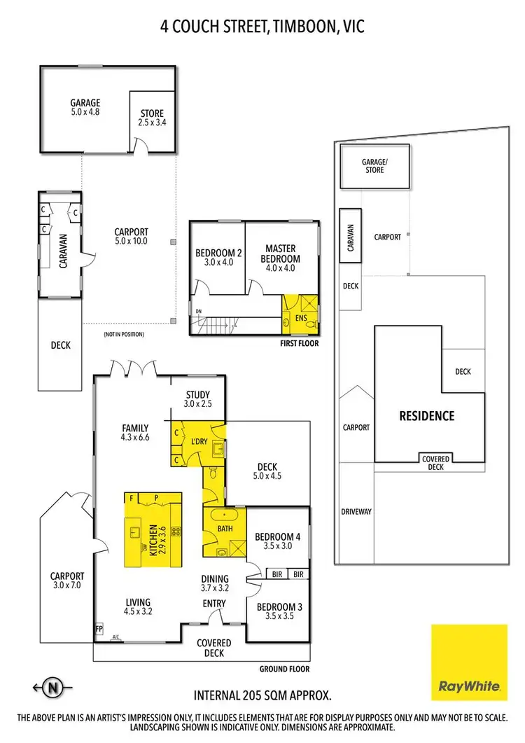 Floorplan of Homely house listing, 4 Couch Street, Timboon VIC 3268