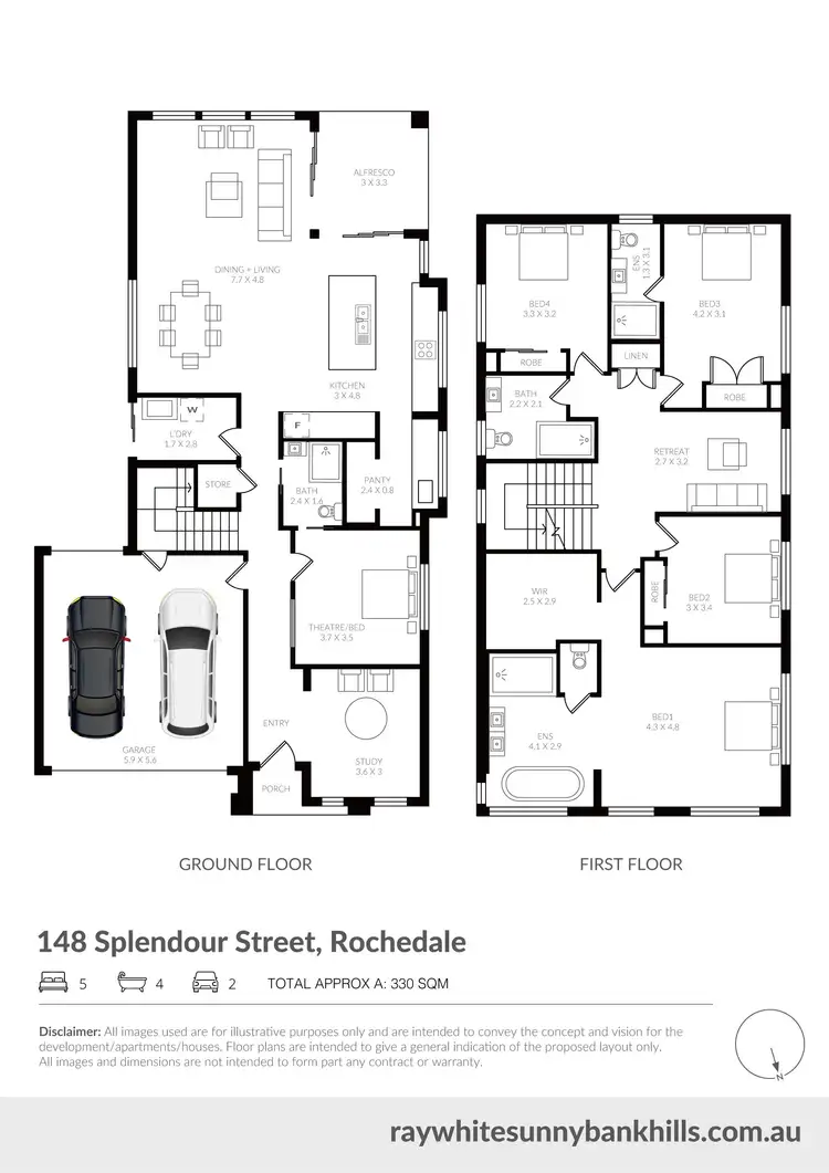 Floorplan of Homely house listing, 148 Splendour Street, Rochedale QLD 4123