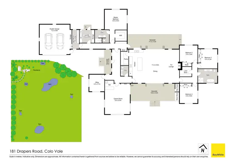 Floorplan of Homely house listing, 181 Drapers Road, Colo Vale NSW 2575