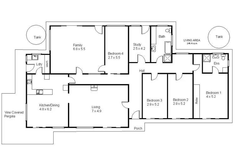 Floorplan of Homely house listing, 99 JC Smith Rd, Berri SA