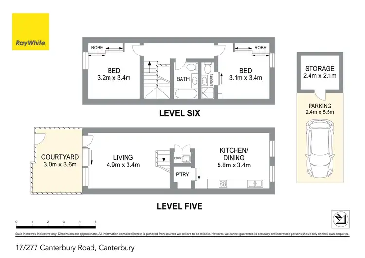 Floorplan of Homely apartment listing, 17/277-283 Canterbury Road, Canterbury NSW 2193