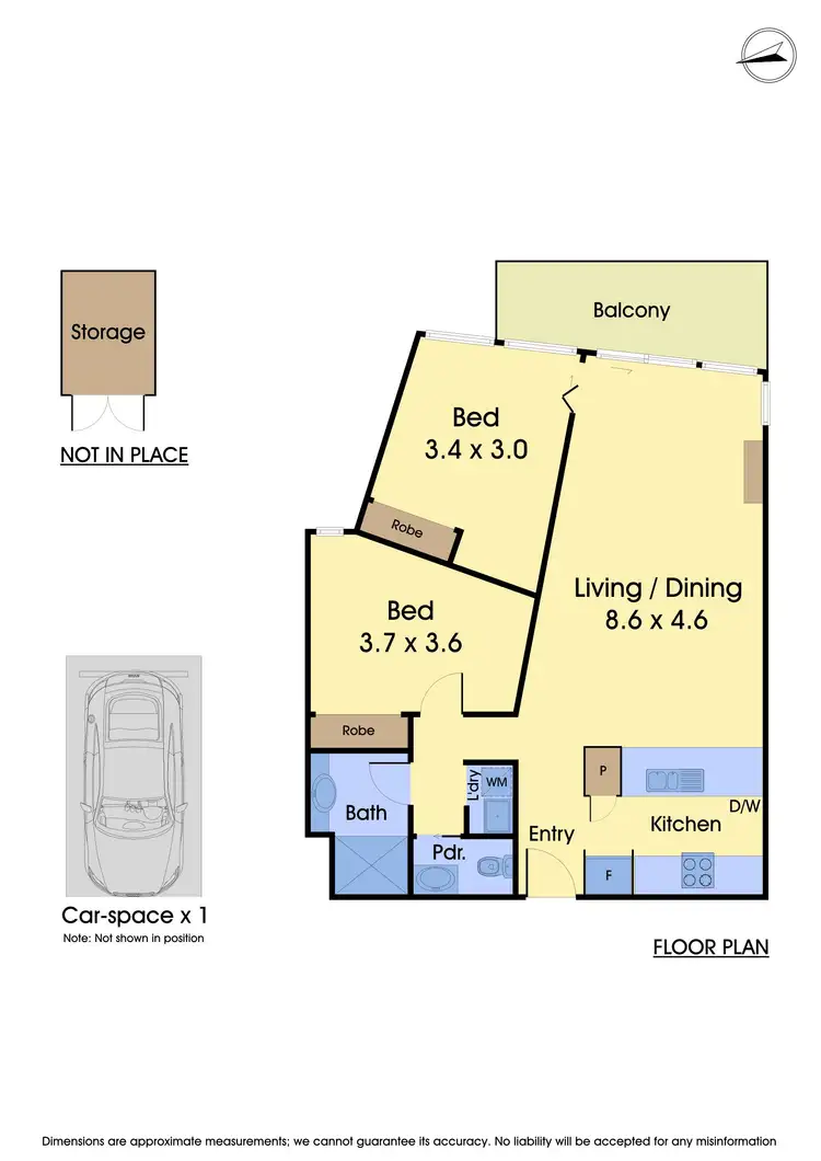 Floorplan of Homely apartment listing, 110/175 Kangaroo Road, Hughesdale VIC 3166