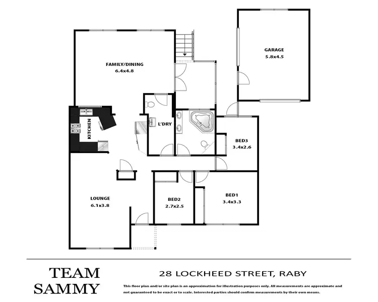 Floorplan of Homely house listing, 28 Lockheed Street, Raby NSW 2566