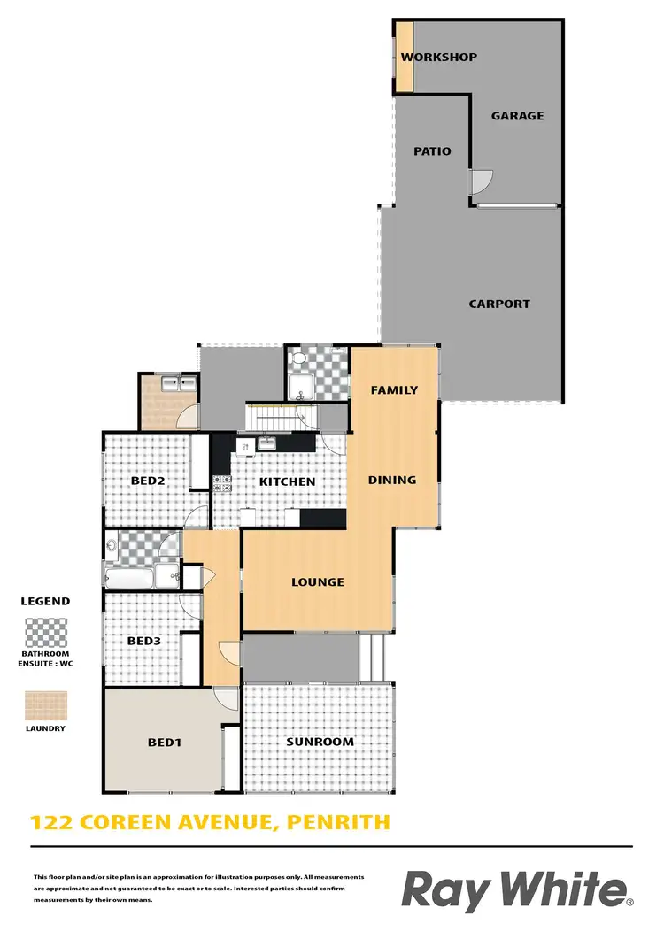 Floorplan of Homely house listing, 122 Coreen Avenue, Penrith NSW 2750